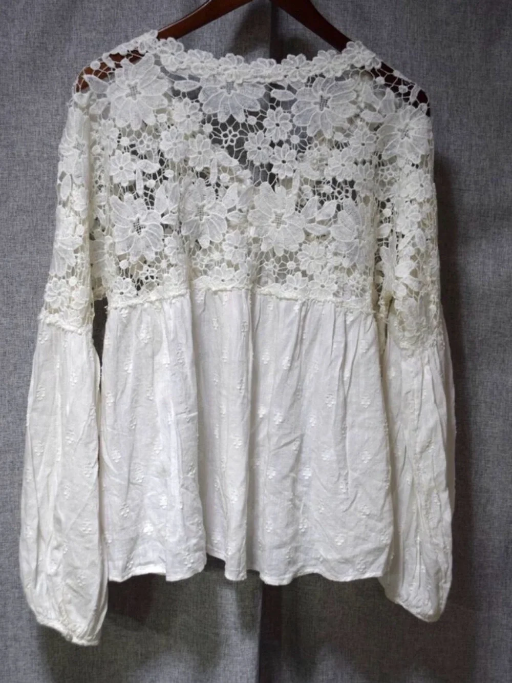 Free People lace blouse